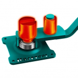 Ручной станок для гибки арматуры KRAFTOOL 12 E, острый гиб, на подшипнике - stroymarket66.ru - Санкт-Петербург