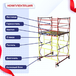 Вышка-тура  ВСП 2.0х2.0, Н-4.0м - stroymarket66.ru - Санкт-Петербург