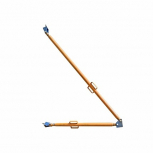 Подкос винтовой двухуровневый 4,5 м с оголовником - stroymarket66.ru - Санкт-Петербург