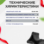 Фиксатор арматуры косточка 25/40 упаковка 1000 шт. - stroymarket66.ru - Санкт-Петербург