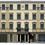 Фальшфасад сетка с изображением на строительные леса - stroymarket66.ru - Санкт-Петербург