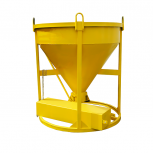 Бадья для бетона БН 1,0 м3 низкая c лотком - stroymarket66.ru - Санкт-Петербург