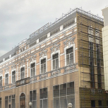 Фальшфасад сетка с изображением на строительные леса - stroymarket66.ru - Санкт-Петербург