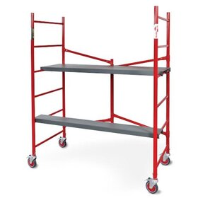 Подмости складные малярные многоярусные на колесах H120 - stroymarket66.ru - Санкт-Петербург