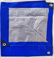 Тент Тарпаулин 180 г/м2 с люверсами   - stroymarket66.ru - Санкт-Петербург