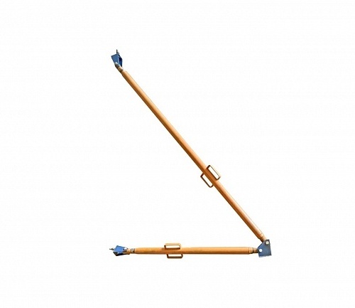 Подкос винтовой двухуровневый 4,5 м с оголовником - stroymarket66.ru - Санкт-Петербург