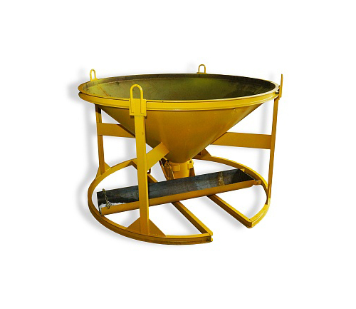 Бадья для бетона БН 0,75 м3 с лотком - stroymarket66.ru - Санкт-Петербург