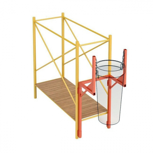 Мусоросброс кронштейн к лесам и фасадам - stroymarket66.ru - Санкт-Петербург